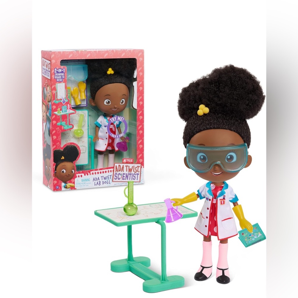 Ada Twist Scientist Ada Twist Lab Doll 12.5 Inch Interactive Doll NEW